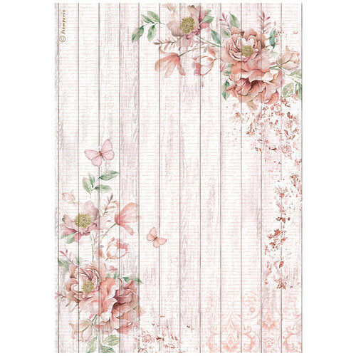 Roseland Collection Rice Paper Corners with Roses