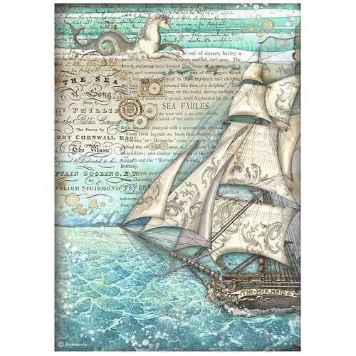 Songs Of The Sea Collection Rice Paper Sailing Ship
