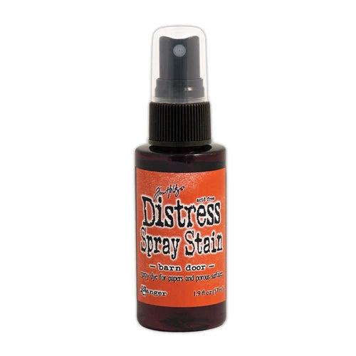 Distress Spray Stain Barn Door