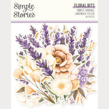 Simple Vintage Lavender Fields Floral Bits