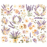 Simple Vintage Lavender Fields Floral Bits