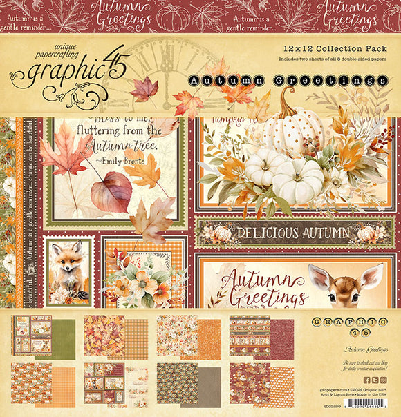 Autumn Greetings 12x12 Collection Pack