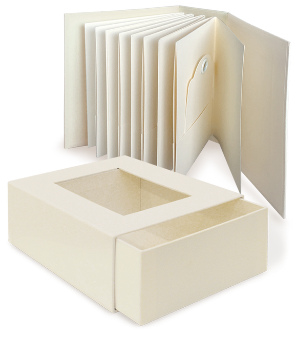 Ivory ATC Album With Matchbook Box