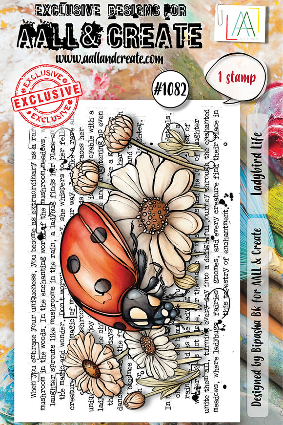 #1082 Ladybird Life Stamp