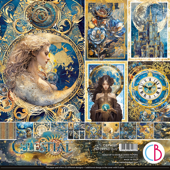 Celestial Paper Pad 12x12