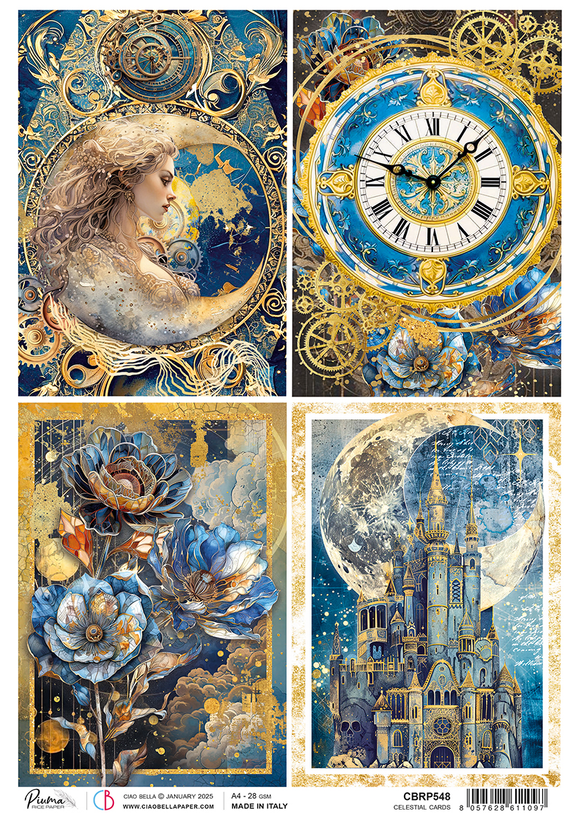 Celestial Cards Rice Paper