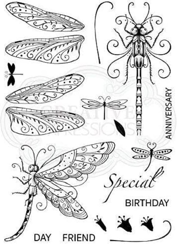 Dragonfly Wings Series Stamps