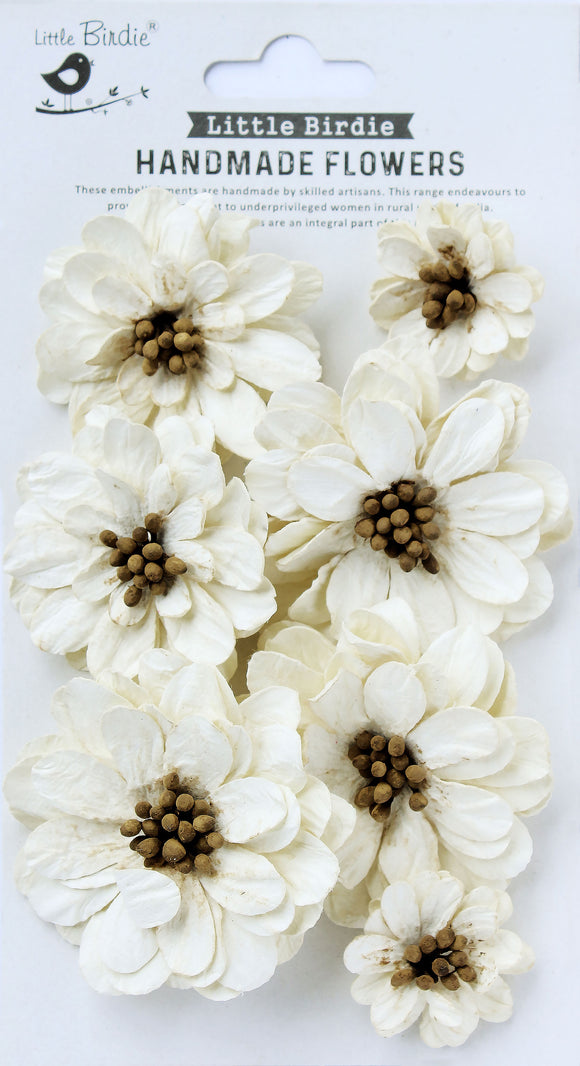 Galina Ivory Pearl Flowers