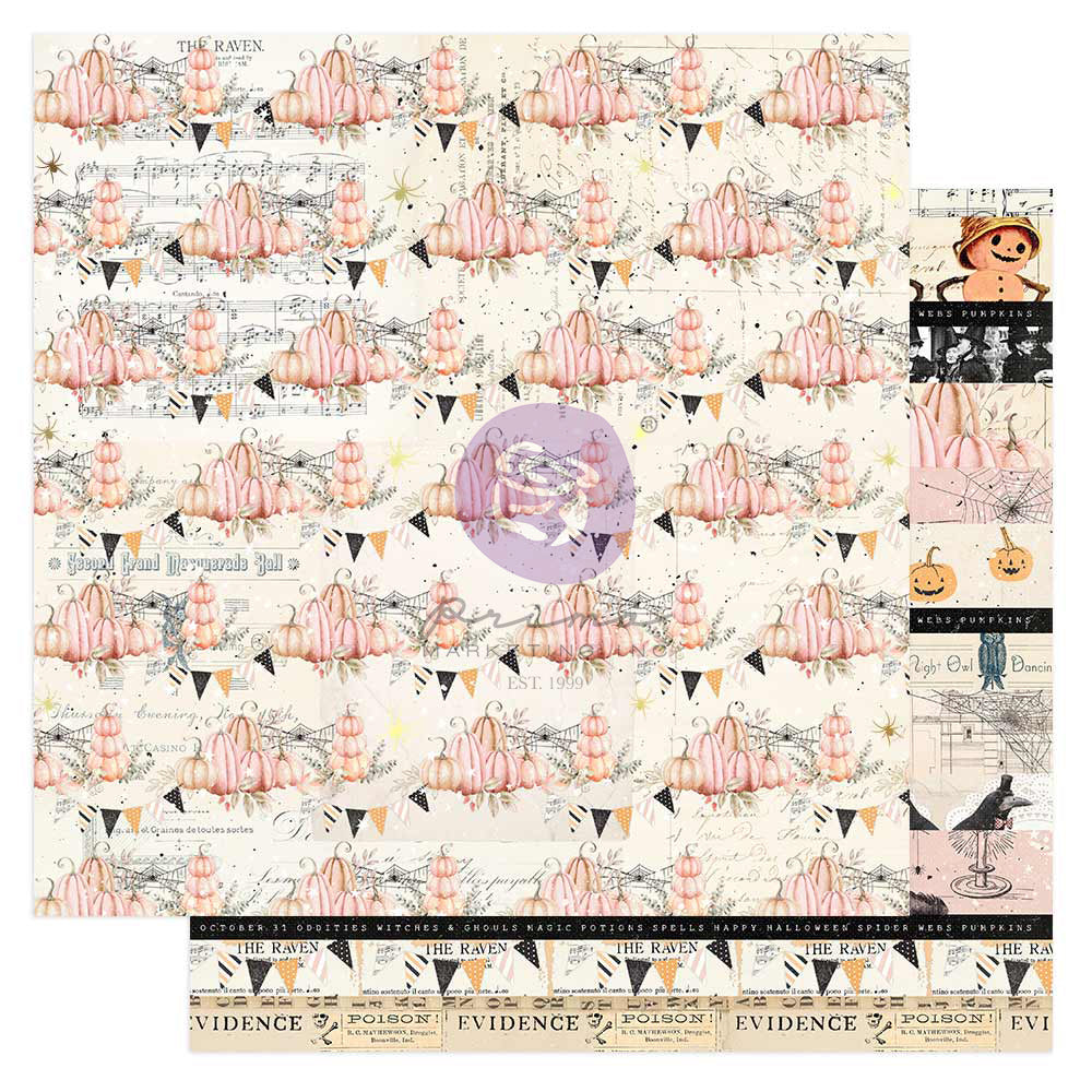 Prima Marketing Craft Paper - Multicolored Scrapbooking Paper For Mixed Media