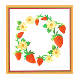 Strawberry Wreath Layered Stencil