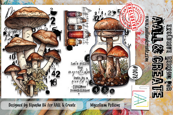#1078 Mycelium Potions Stamp Set