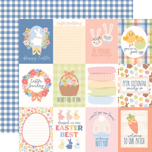 Bunnies & Baskets 3x4 Journaling Cards