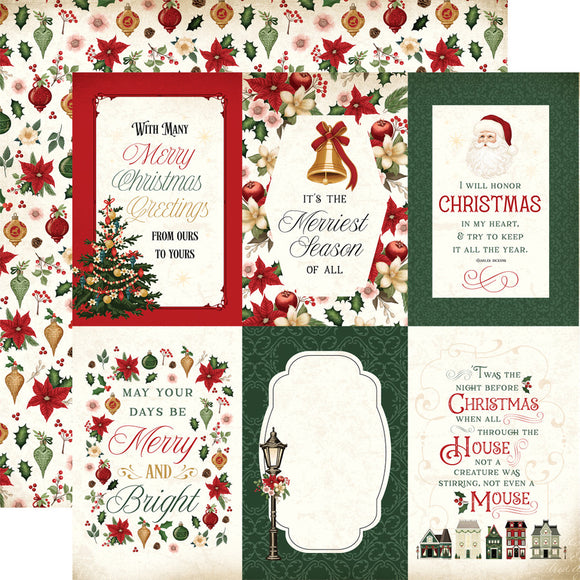 A Vintage Christmas 4x6 Journaling Cards