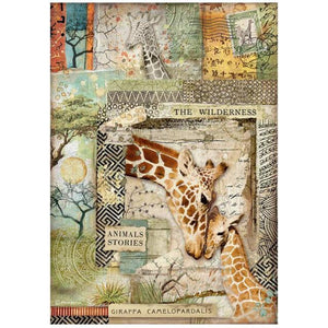 Savana Giraffe Rice Paper