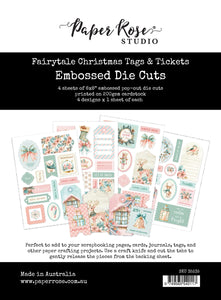 Fairytale Christmas Tags & Tickets Embossed Die Cuts