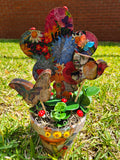 Potted Flower Decoupage Class