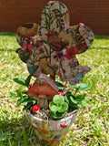 Potted Flower Decoupage Class