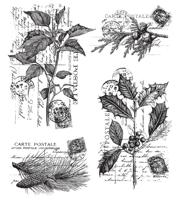 Festive Collage Stamp Set