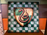 Wizarding School Checkerboard House Plaque