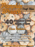 Pumpkin Wreath Craft Class
