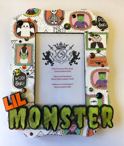 Lil' Monster Halloween Frame