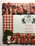 Strawberry Patch Gingham Frame