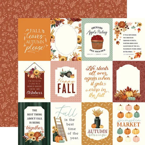 Harvest 3x4 Journaling Cards