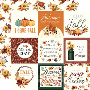 Harvest 4x4 Journaling Cards