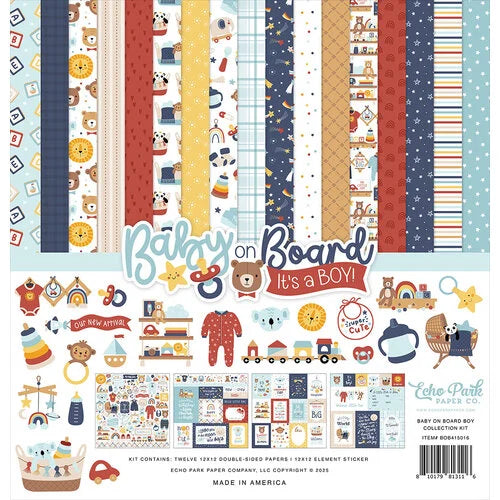 Baby On Board It's a Boy Collection Kit