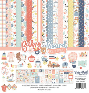 Baby On Board It's A Girl Collection Kit