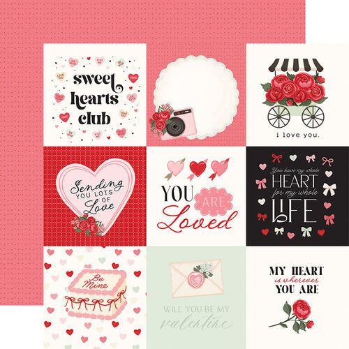 Be Mine 4x4 Journaling Cards
