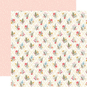 Pressed Floral Floral Diamonds