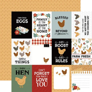 Chickens 3x4 Journaling Cards