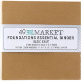 Foundations Essential Binder Kraft