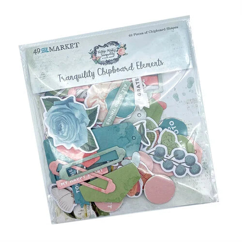 Vintage Artistry Tranquility Chipboard Elements