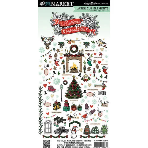Mistletoe & Memories Laser Cut Elements