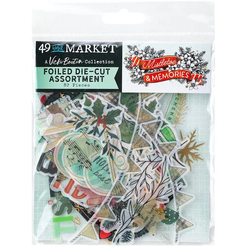Mistletoe & Memories Foiled Die Cuts