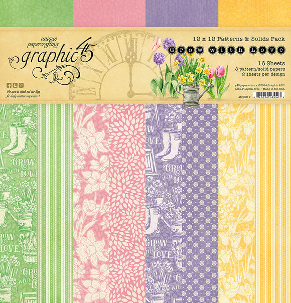 Grow With Love Patterns & Solids Pack