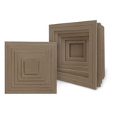 2-in-1 Tunnel & Pyramid Chipboard Albums
