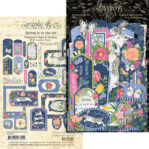 Spring Is In The Air Chipboard Tags & Frames