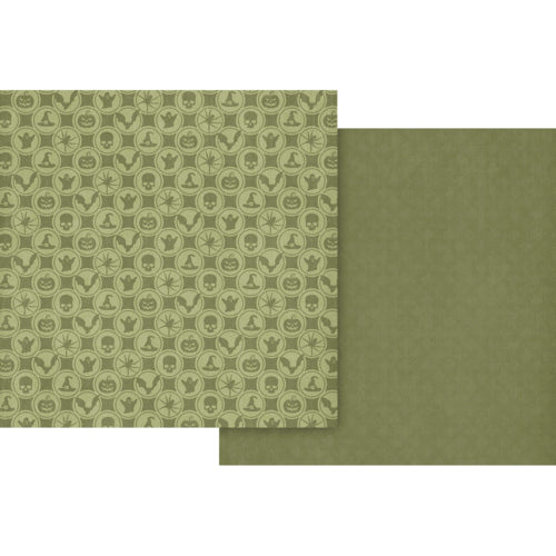 Ghostly Greetings Poison Green Pattern & Solid