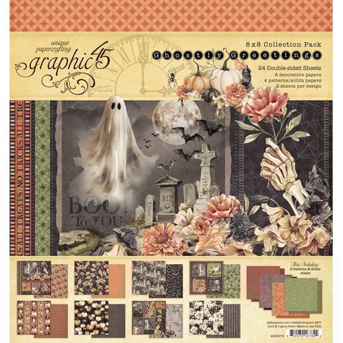 Ghostly Greetings 8x8 Collection Pack