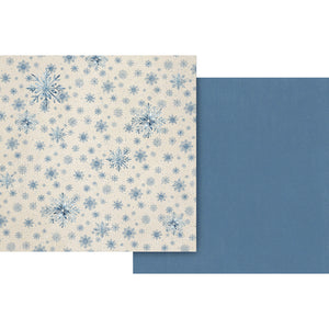 Deck The Halls Winterland Blue Pattern & Solid Sheet
