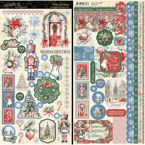Deck the Halls Cardstock Stickers