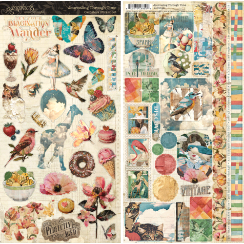 Journaling Through Time Cardstock Sticker Set