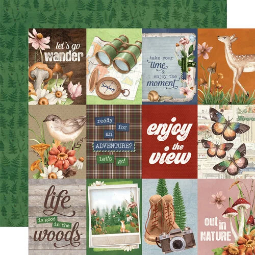 Simple Vintage Woodlands 3x4 Elements