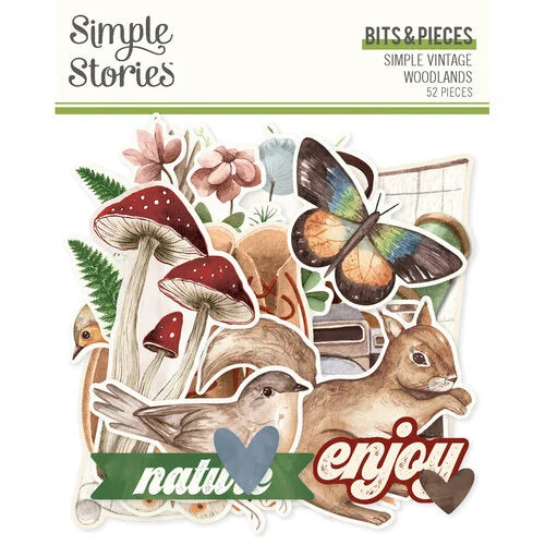 Simple Vintage Woodlands Bits and Pieces