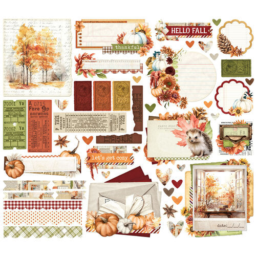 Simple Vintage Autumn Breeze Ephemera