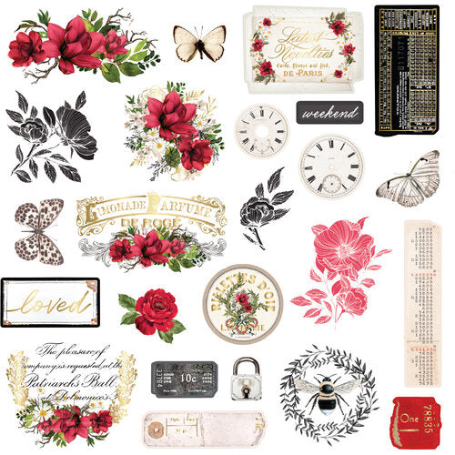 Magnolia Rouge 48 Pieces