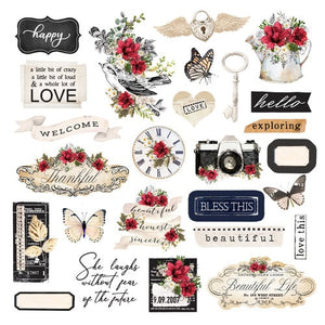 Magnolia Rouge 52 Pieces